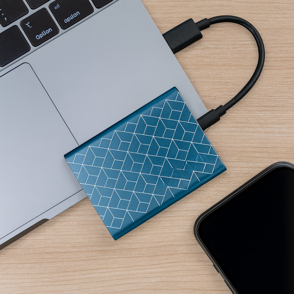 SSD portabil rapid - carcasă din aluminiu, USB 3.1 Type-C