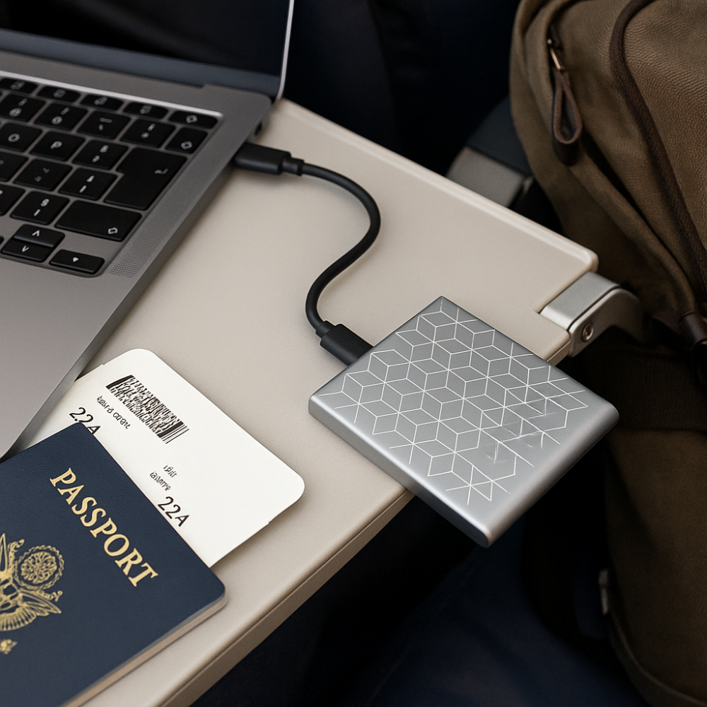 SSD portabil rapid - carcasă din aluminiu, USB 3.1 Type-C