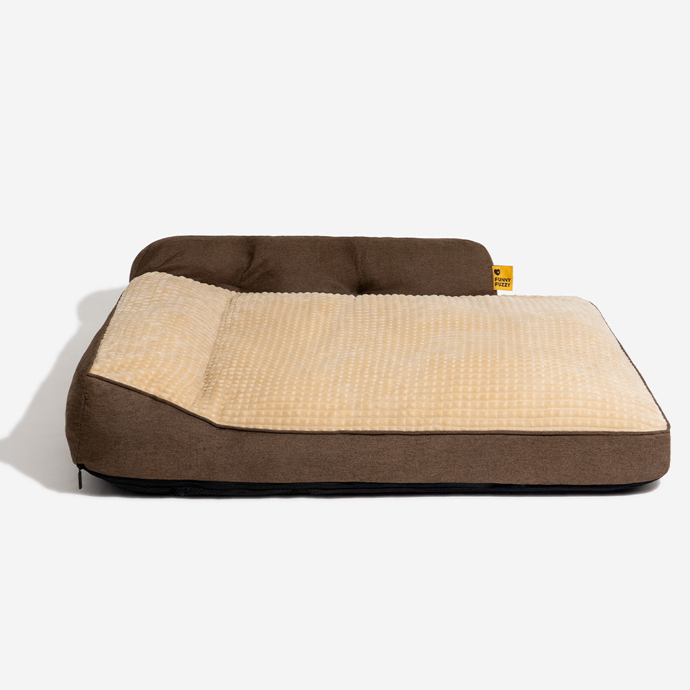 Washable Extra-Thick Plush Pet Cushion for Dogs & Cats