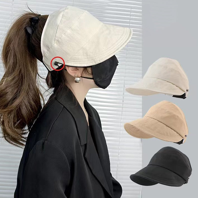 Opvouwbare ademende panamahoed — kinband, UPF 50+