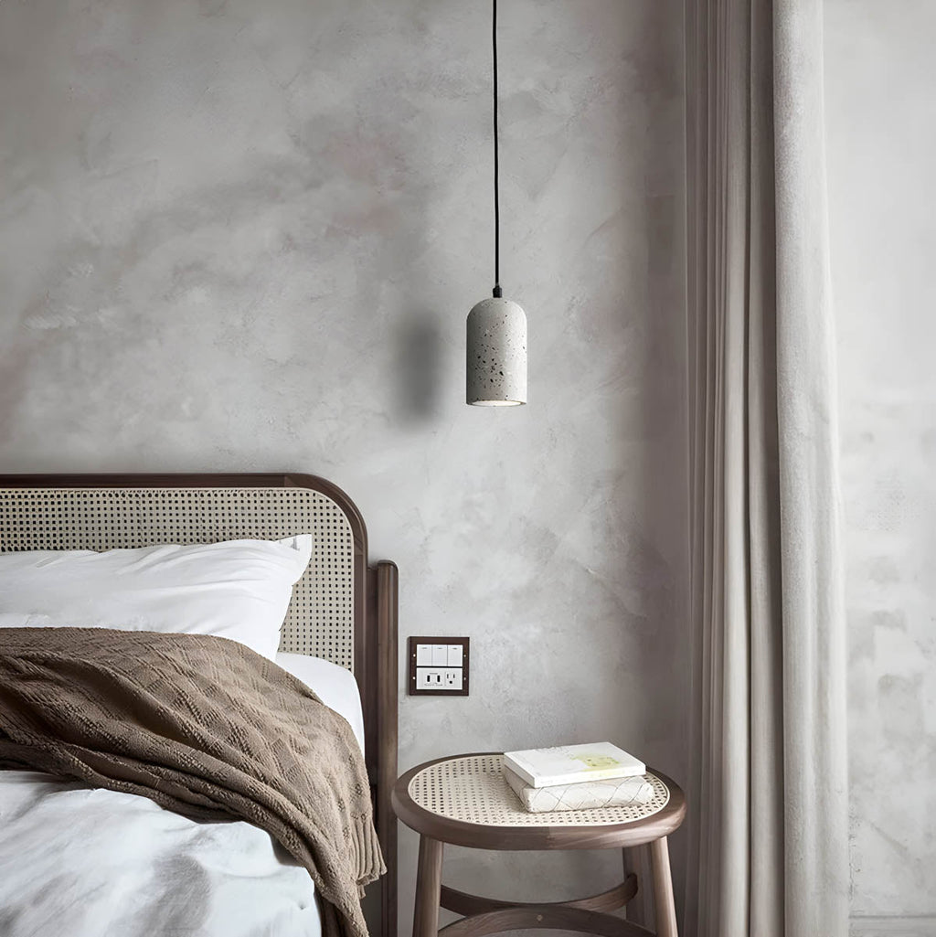 Avela Concrete Pendant Light — Urban Industrial Design, Minimalist Silhouette