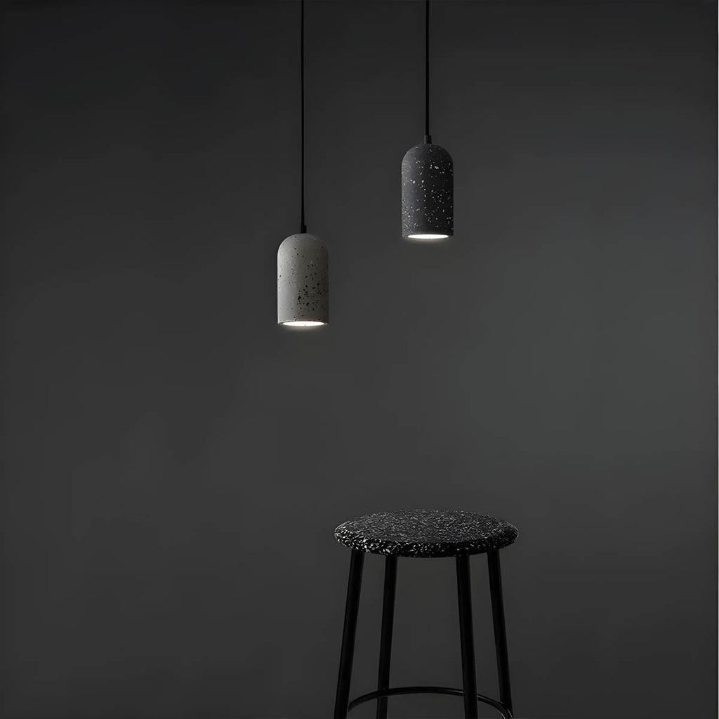 Avela Concrete Pendant Light — Urban Industrial Design, Minimalist Silhouette