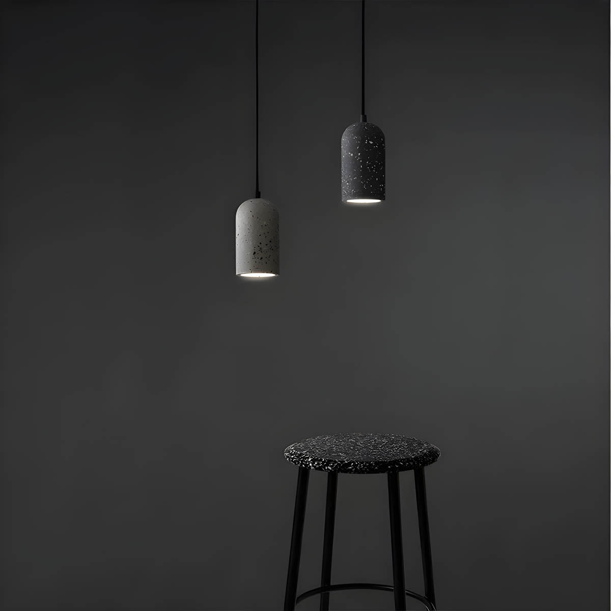Avela Concrete Pendant Light — Urban Industrial Design, Minimalist Silhouette