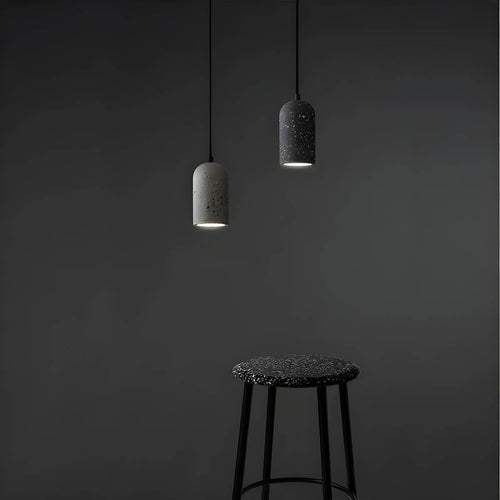 Avela Pendelleuchte aus Beton – Urban-industrielles Design, minimalistische Silhouette