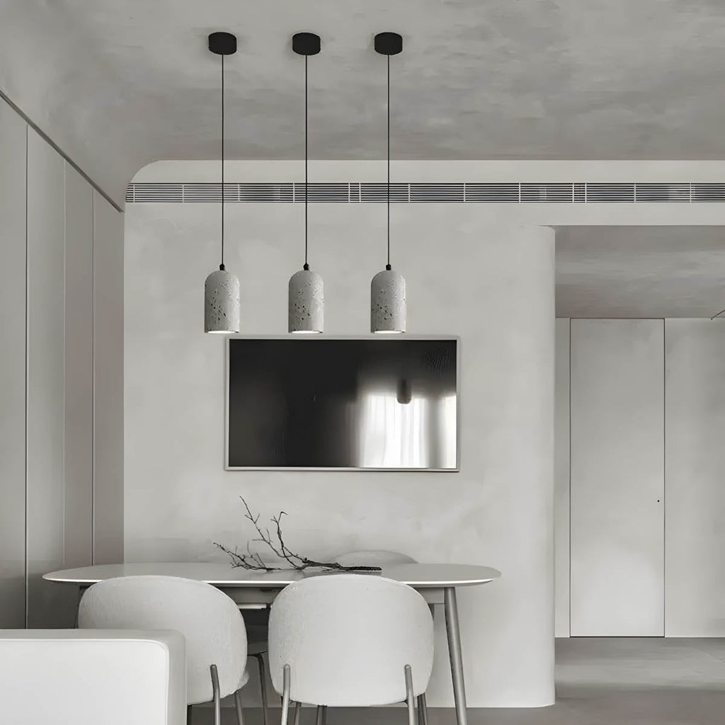 Avela Concrete Pendant Light — Urban Industrial Design, Minimalist Silhouette