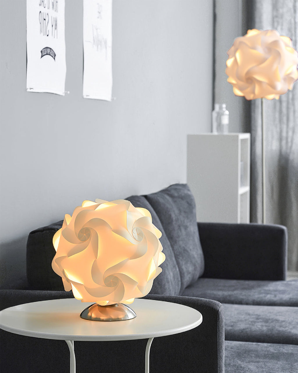 LioraBloom Table Lamp — Floral Accent, Warm Light