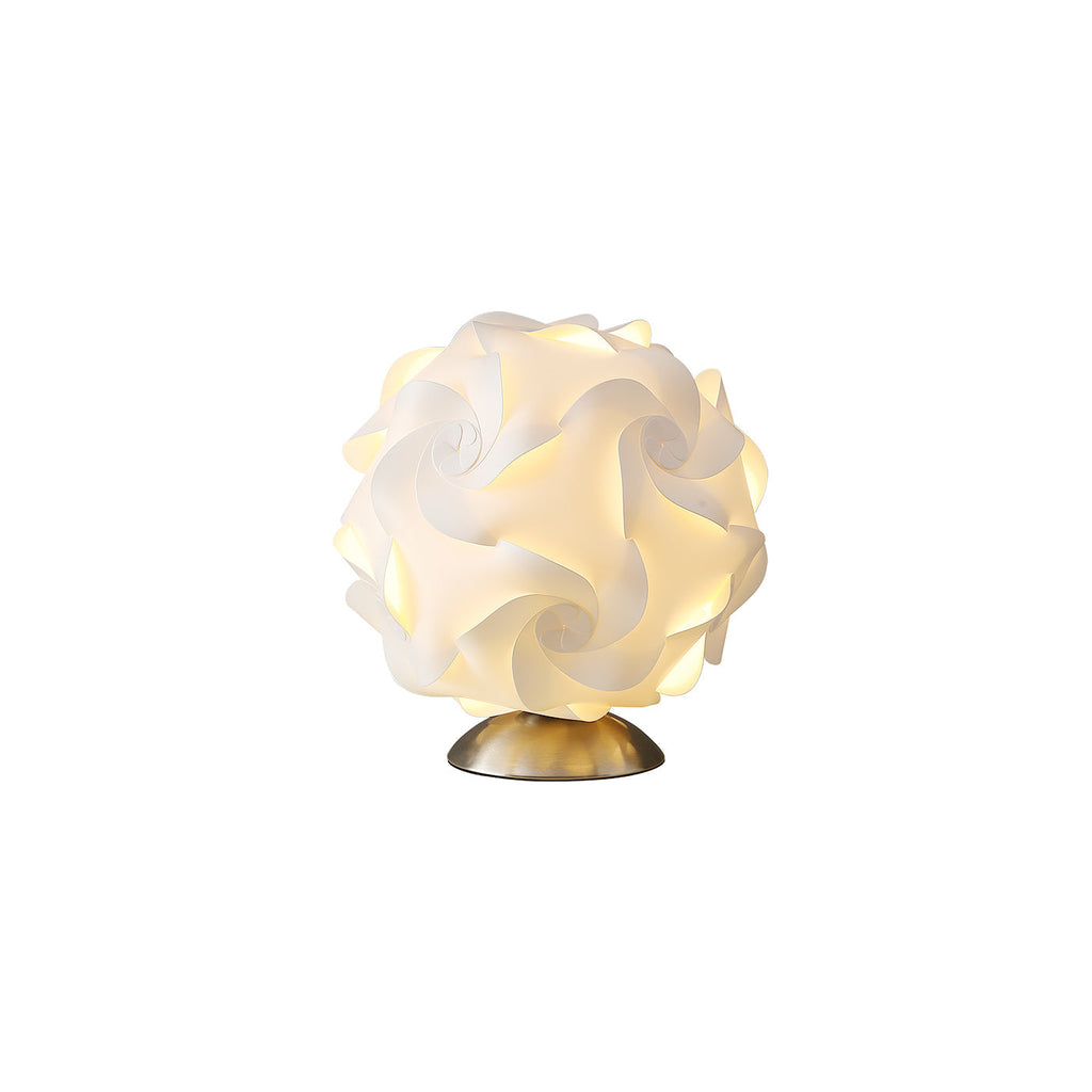 LioraBloom Table Lamp — Floral Accent, Warm Light
