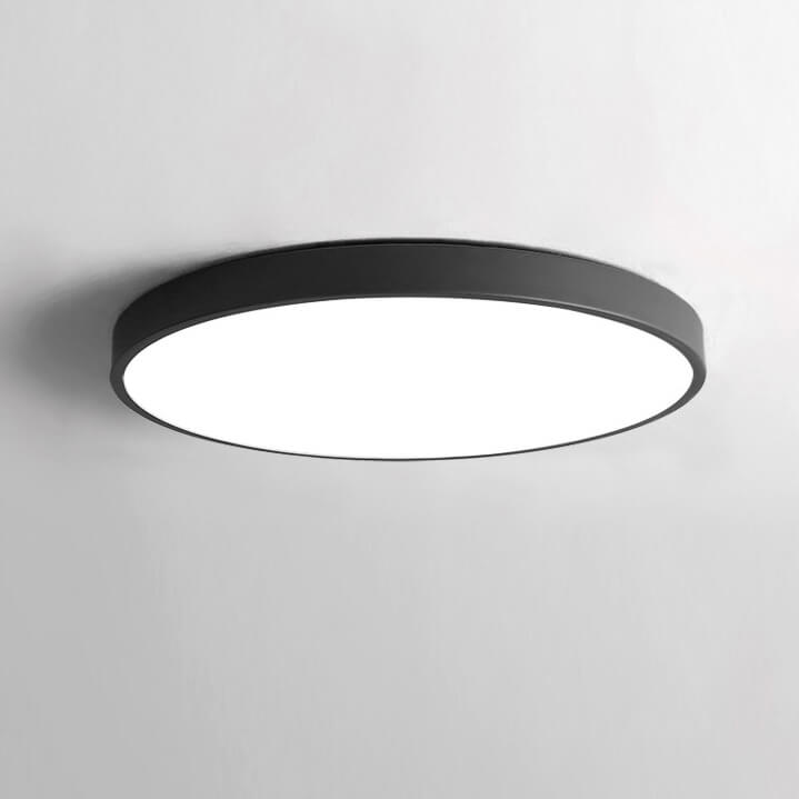 Candeeiro de teto LED moderno de montagem rente — Perfil baixo e elegante, vida útil de 45 000 horas
