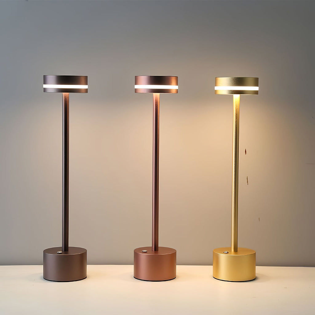 LumaFable Warm Glow LED Table Lamp — USB Rechargeable