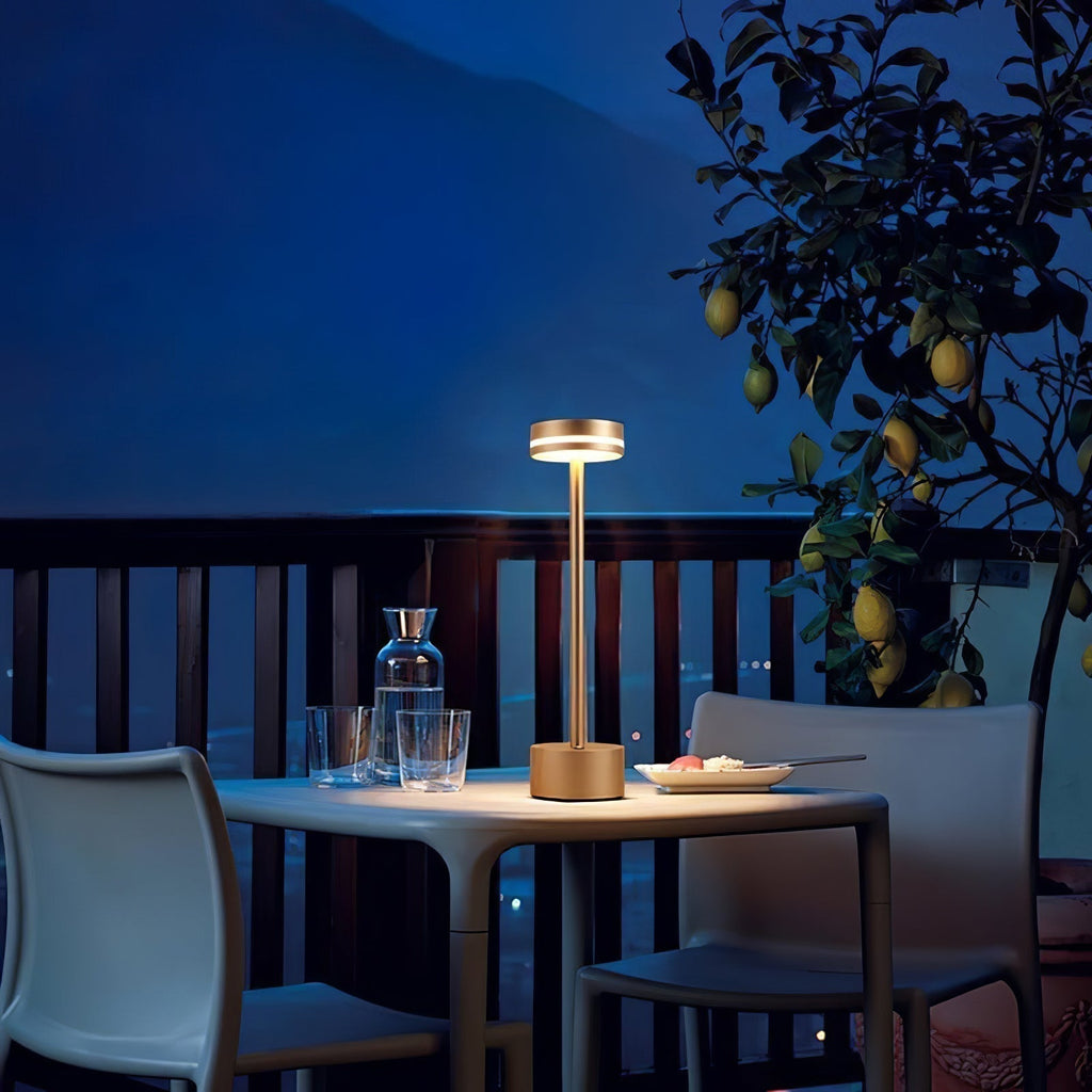 LumaFable Warm Glow LED Table Lamp — USB Rechargeable
