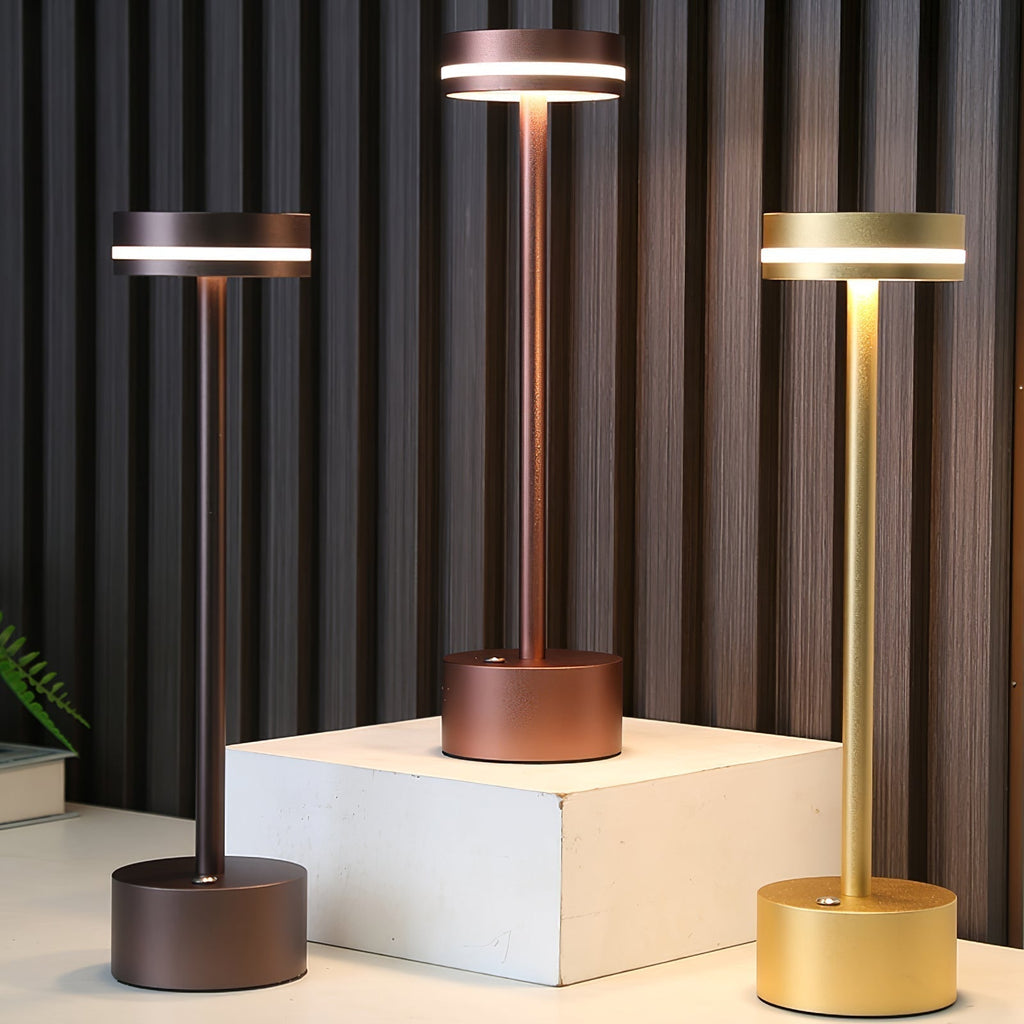 LumaFable Warm Glow LED Table Lamp — USB Rechargeable