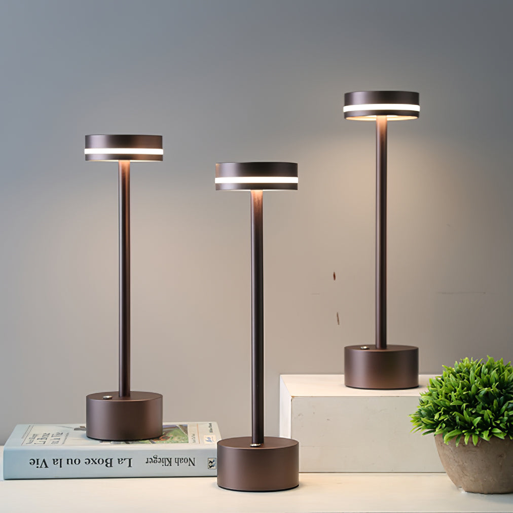LumaFable Warm Glow LED Table Lamp — USB Rechargeable