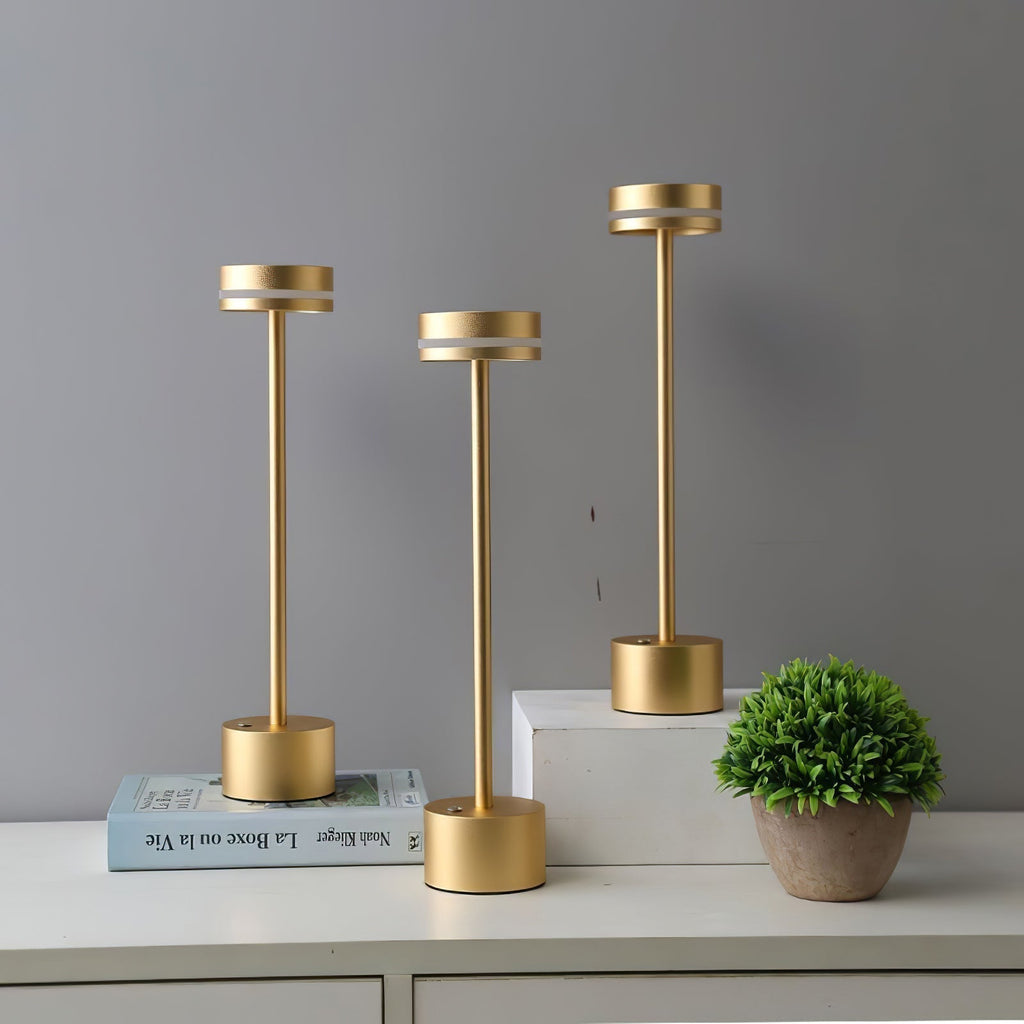 LumaFable Warm Glow LED Table Lamp — USB Rechargeable