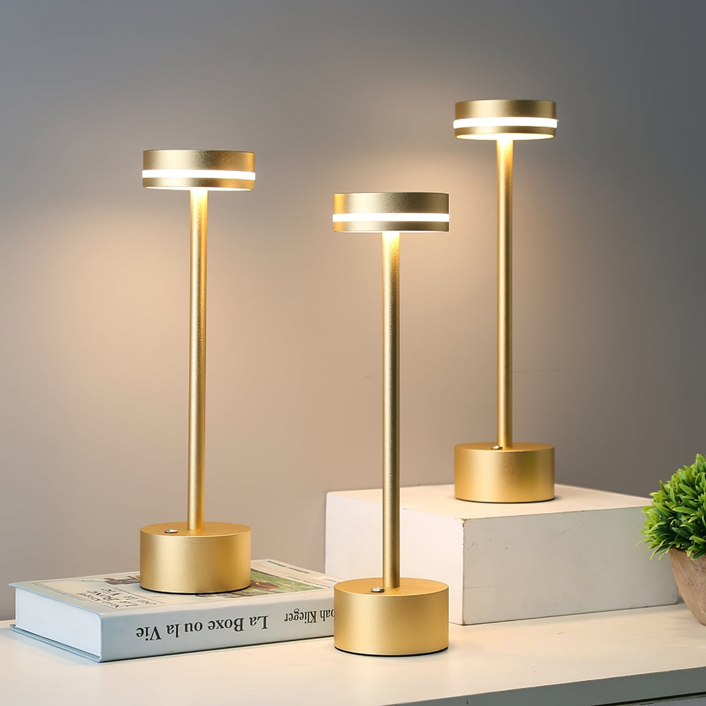 LumaFable Warm Glow LED Table Lamp — USB Rechargeable