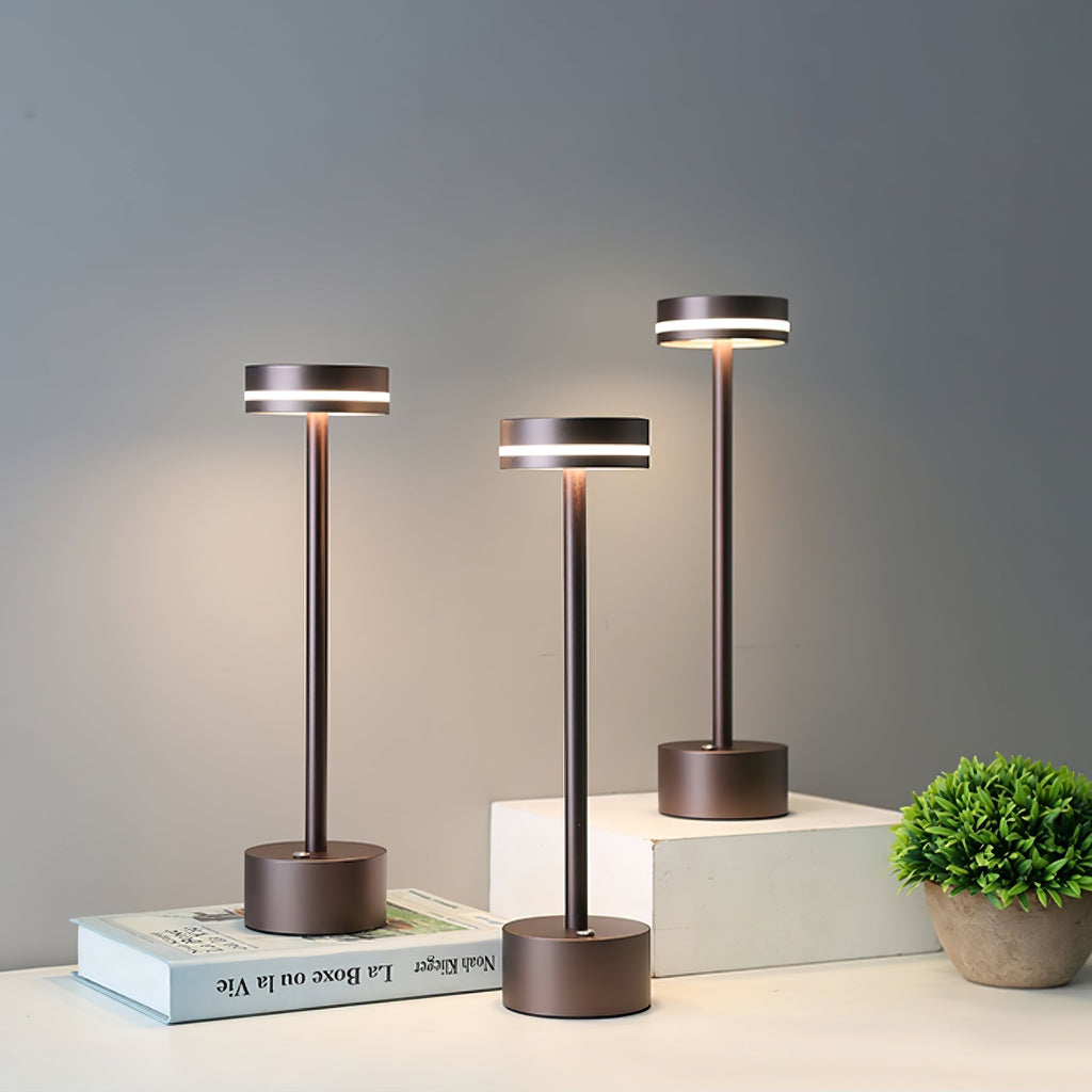 LumaFable Warm Glow LED Table Lamp — USB Rechargeable