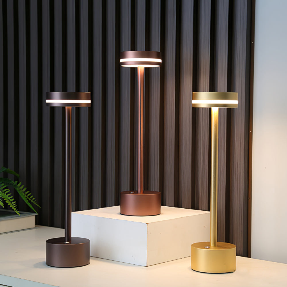 LumaFable Warm Glow LED Table Lamp — USB Rechargeable