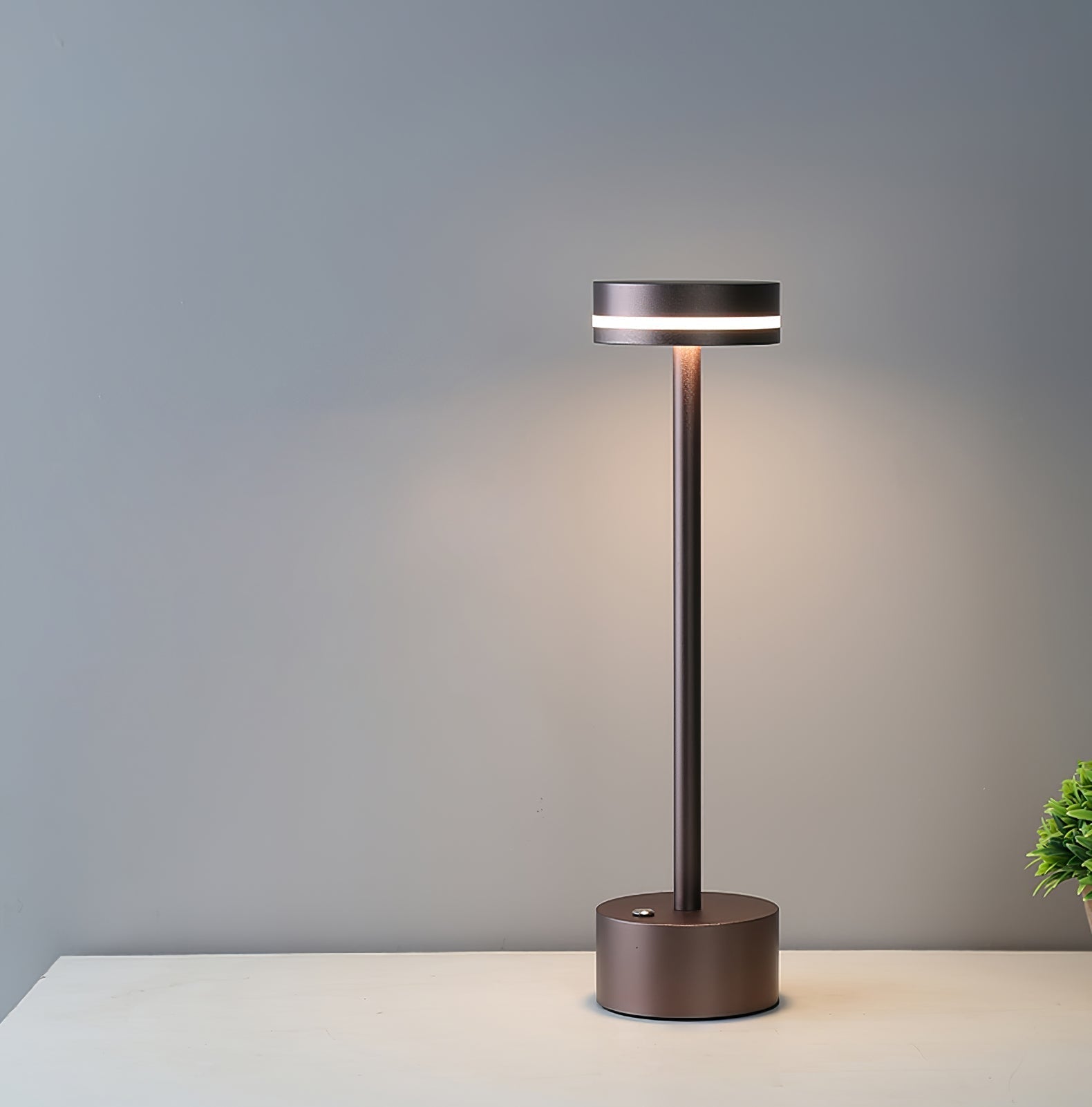 LumaFable Warm Glow LED Table Lamp — USB Rechargeable