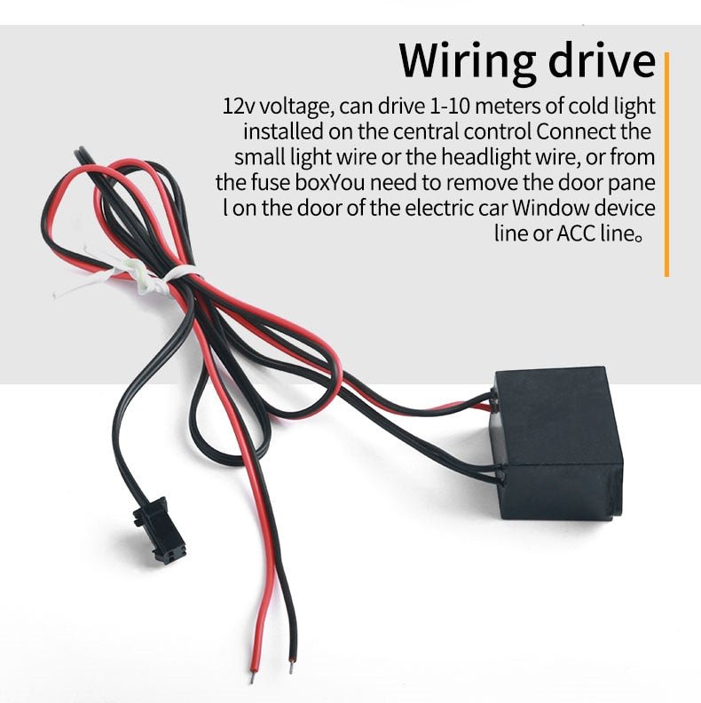 NovaGlow Car Interior LED Light Strip — Customizable Ambient Mood Lighting