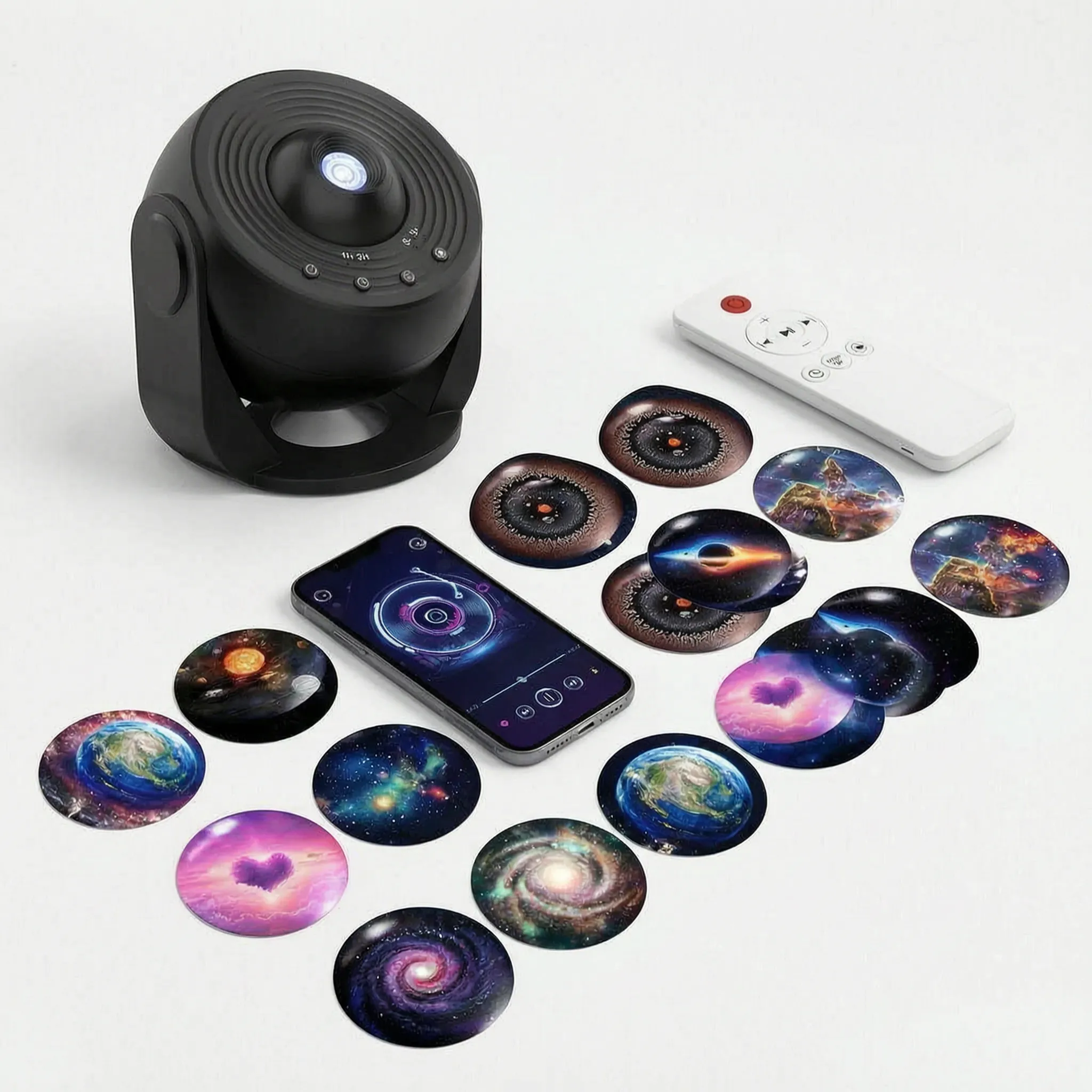 Rotating Galaxy Projector -  Bedroom Night Light - Wildoxy