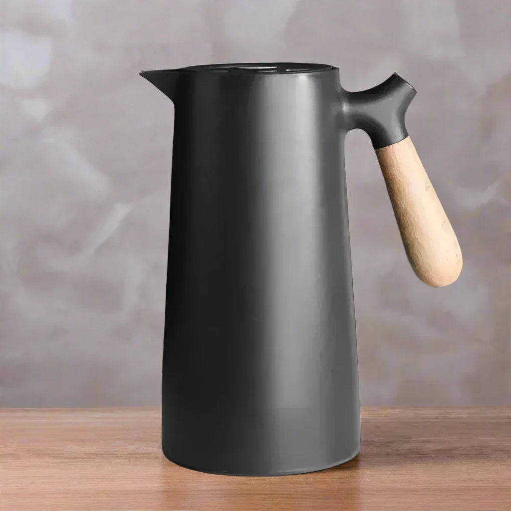 1000ml Double-Walled Thermos — Stainless Steel, Hot & Cold