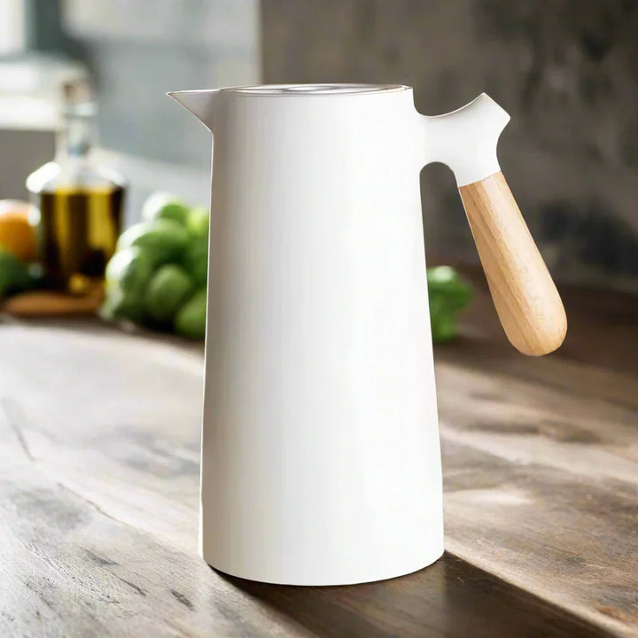 1000ml Double-Walled Thermos — Stainless Steel, Hot & Cold