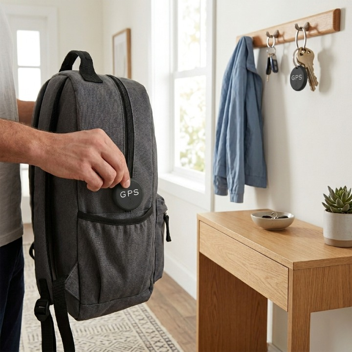 Bluetooth-Tracker, 2er-Pack — 50 m Diebstahlschutzalarm