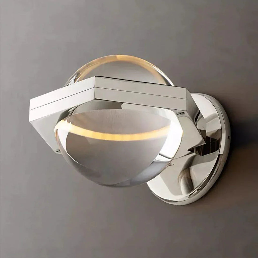 Genius LED Crystal Orb Wall Sconce | wildoxy
