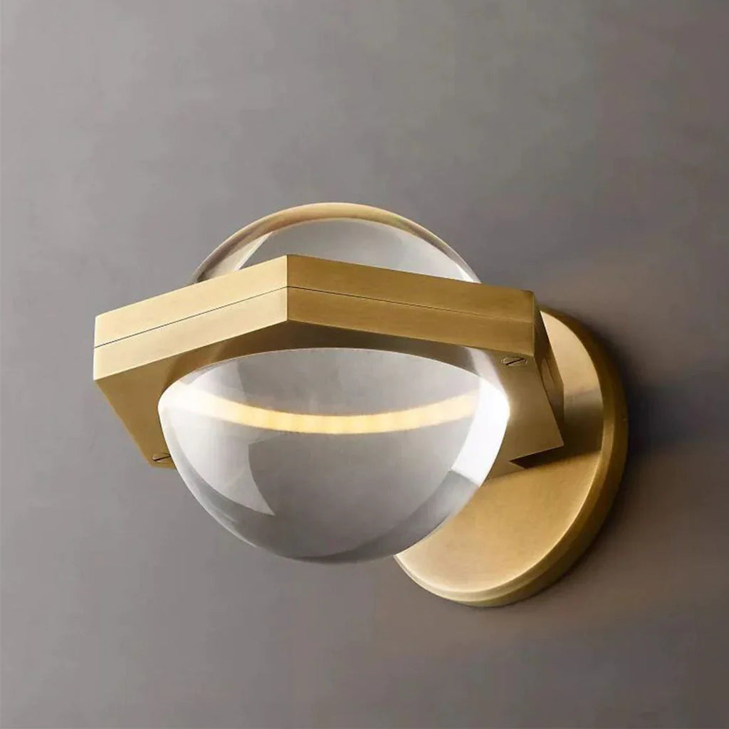 Genius LED Crystal Orb Wall Sconce | wildoxy