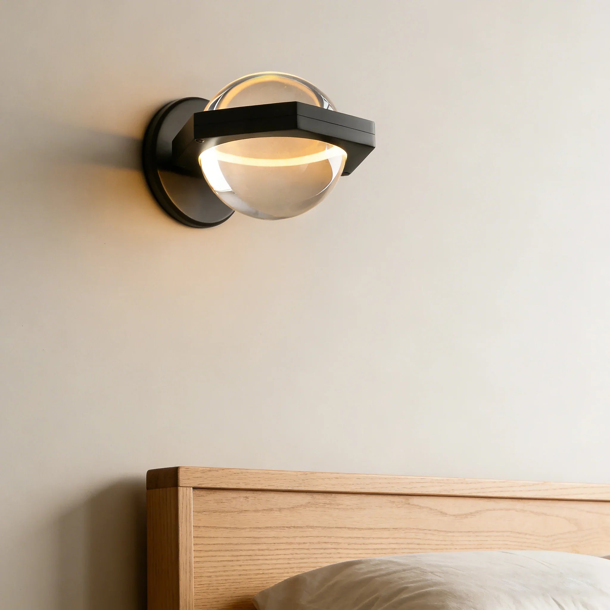 Genius LED Crystal Orb Wall Sconce | wildoxy