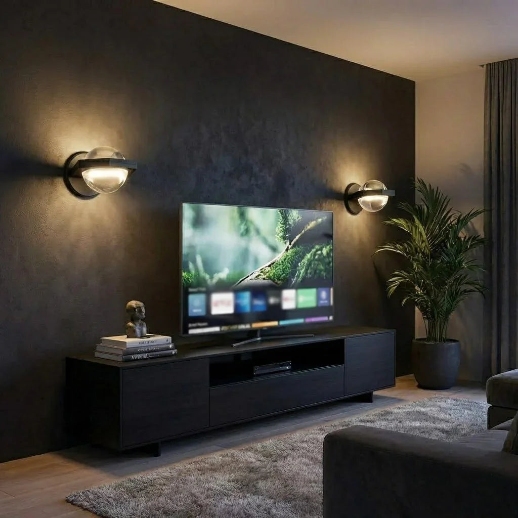 Genius LED Crystal Orb Wall Sconce | wildoxy