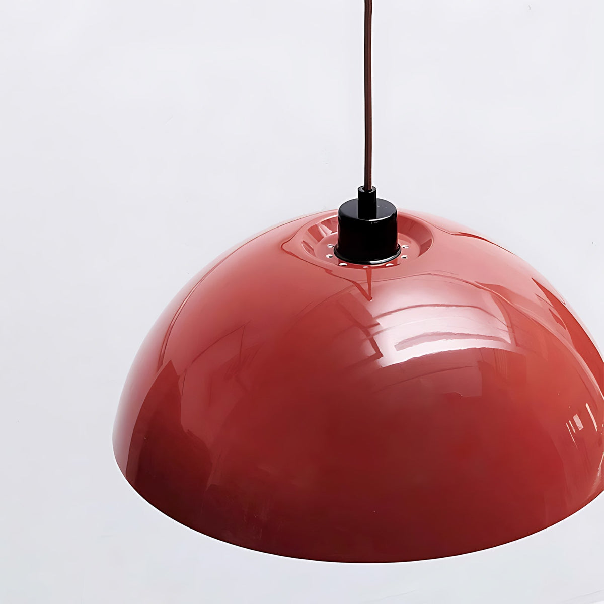 Lampă de perete geometrică cu conectare la priză - cu intensitate reglabilă, metal roșu/negru S/M/L