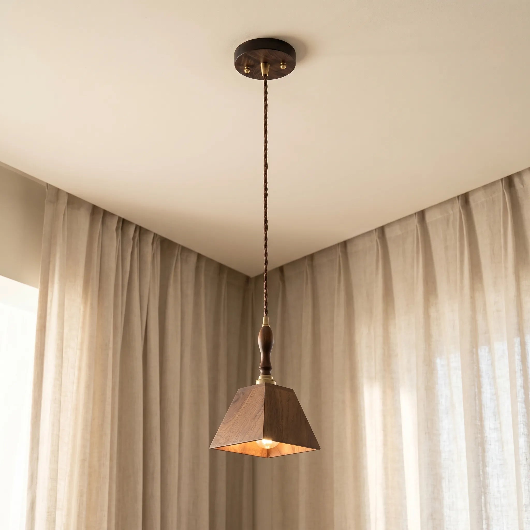 Geometric Pendant Light -  Focused Surface Lighting - Wildoxy