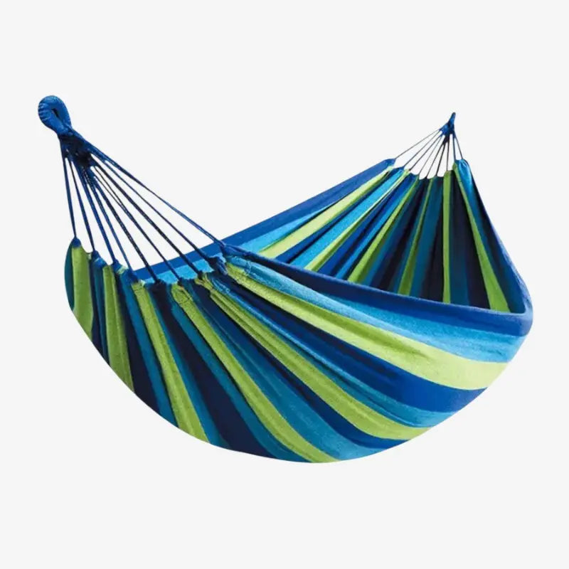 Hopfällbar randig hängstol, halkfri bas, 260 × 150 cm
