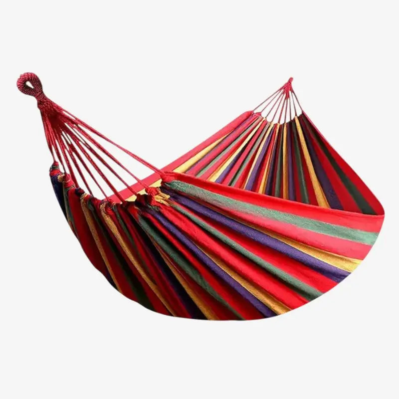 Hopfällbar randig hängstol, halkfri bas, 260 × 150 cm
