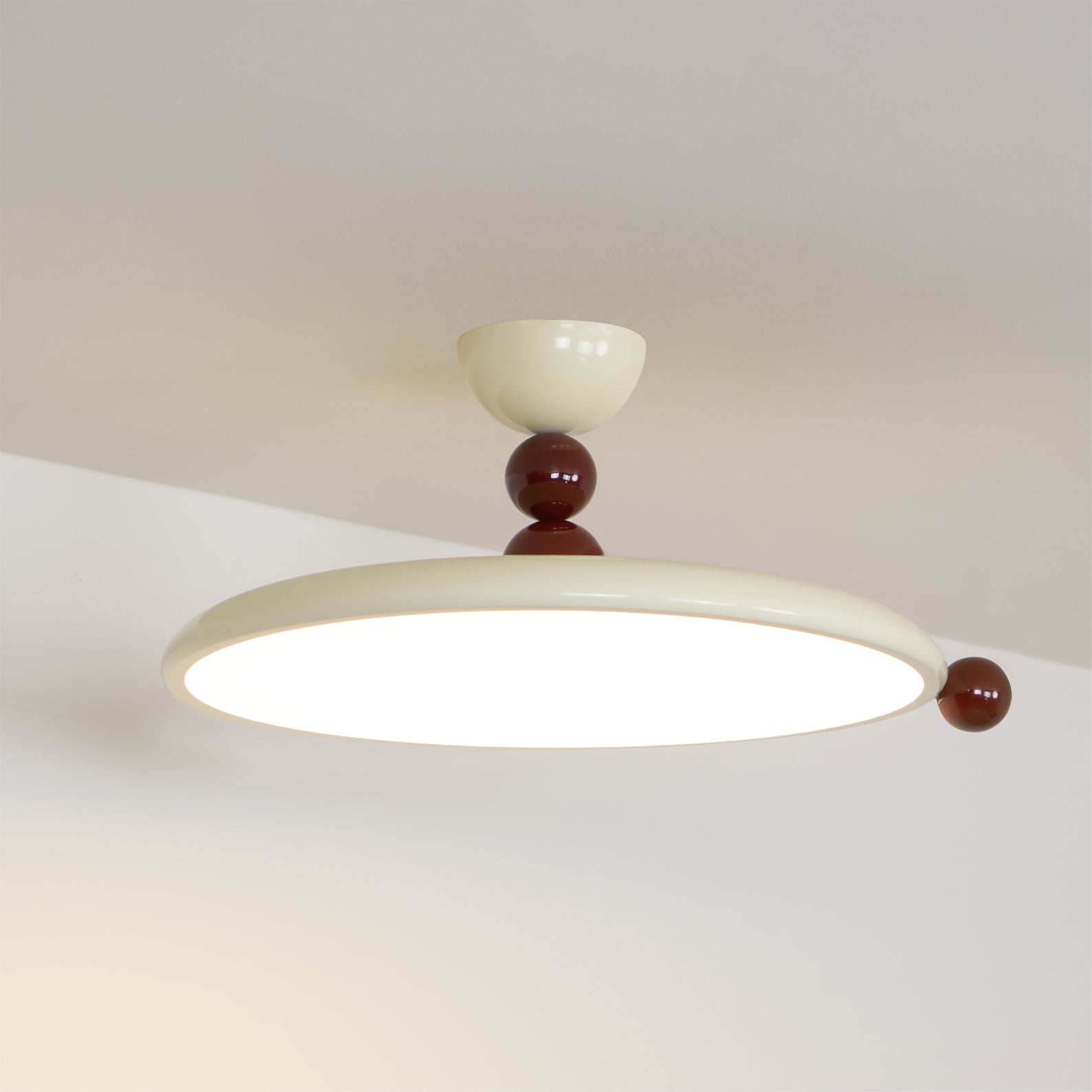 Lunara Acrylic Diffuser Ceiling Lamp — Luxe Finish