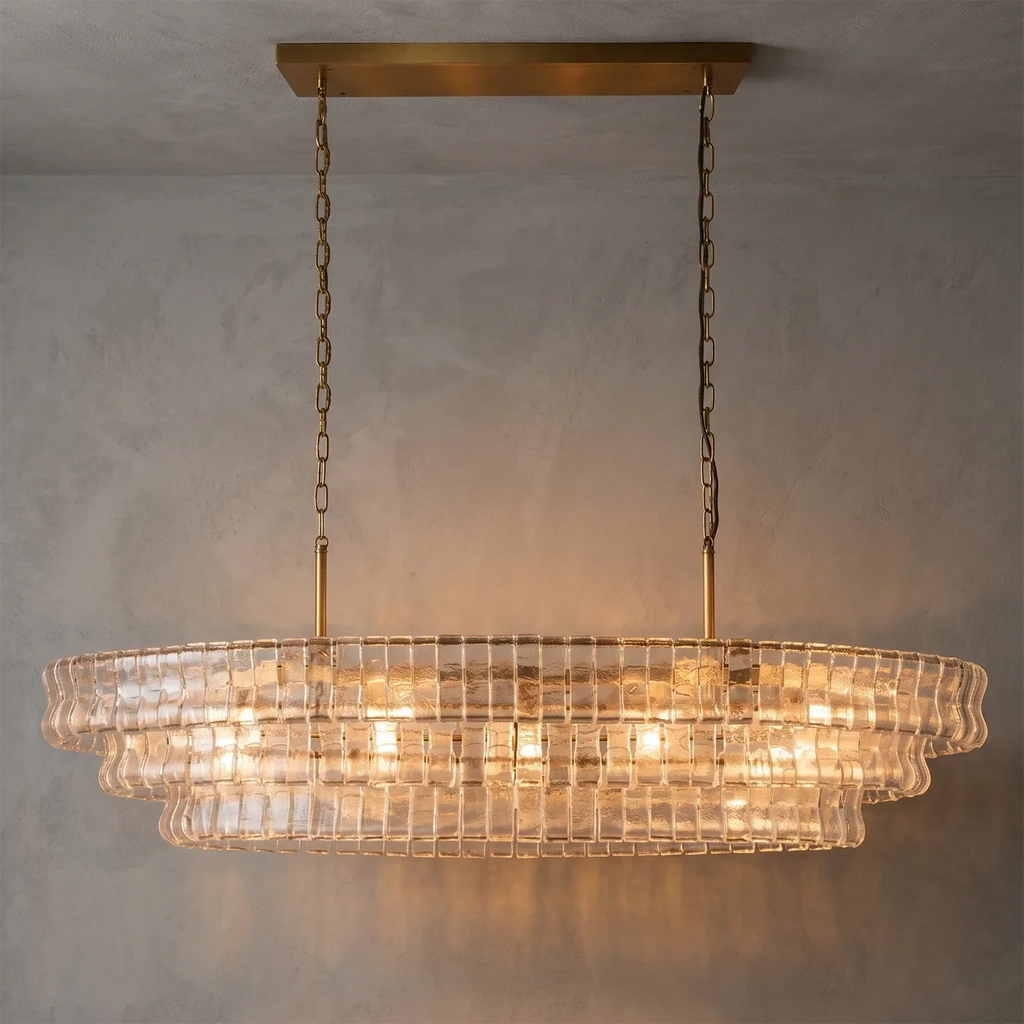 Glacii Ring Glass Chandelier | wildoxy