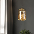 Nordic Luxury Design Glass LED Pendant Light — Sleek Ceiling Fixture