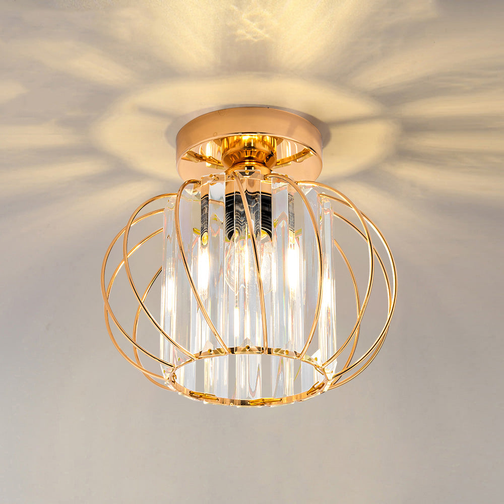 Nordic Glass Globe Pendant Light — Compact Profile, Minimalist Design