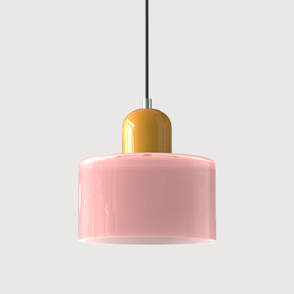 Modern Minimalist Colorful Glass Pendant Light