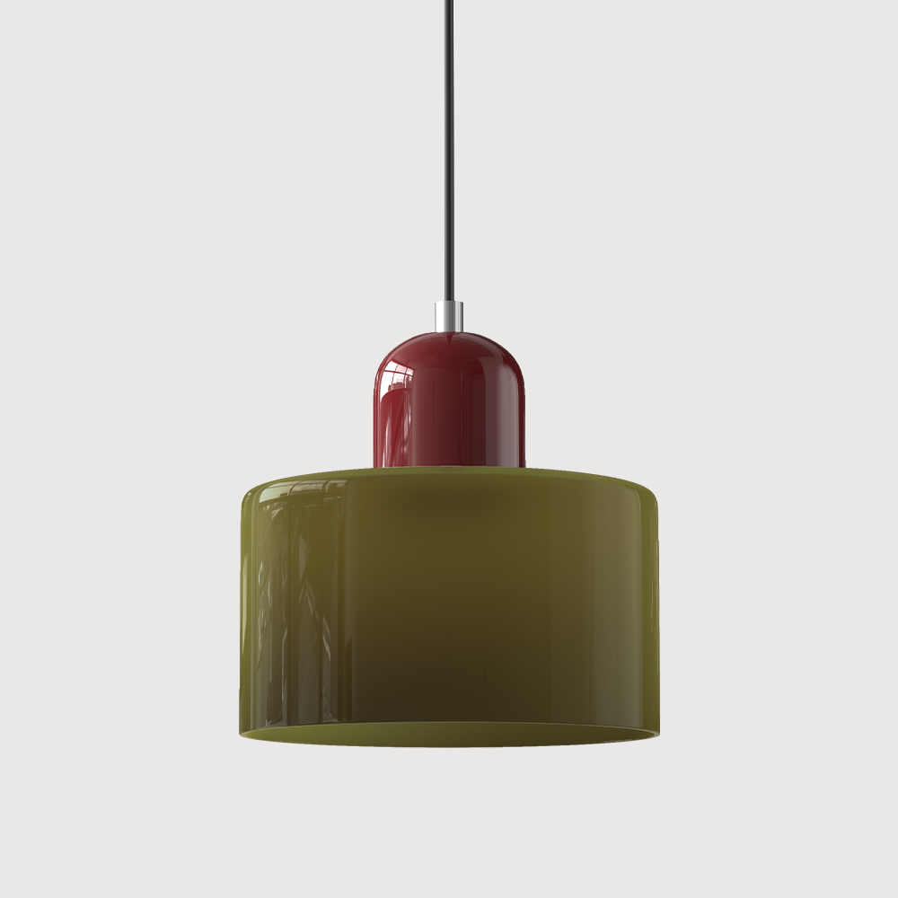 Modern Minimalist Colorful Glass Pendant Light
