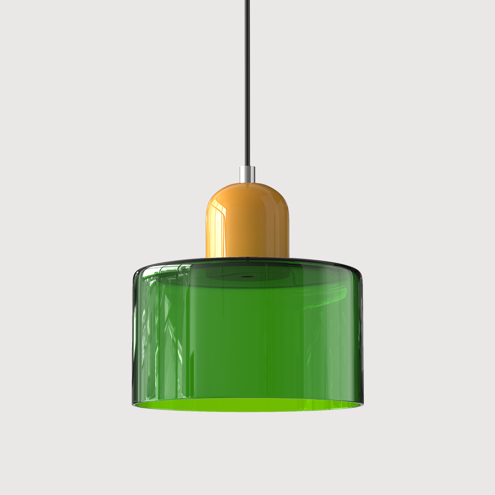 Modern Minimalist Colorful Glass Pendant Light