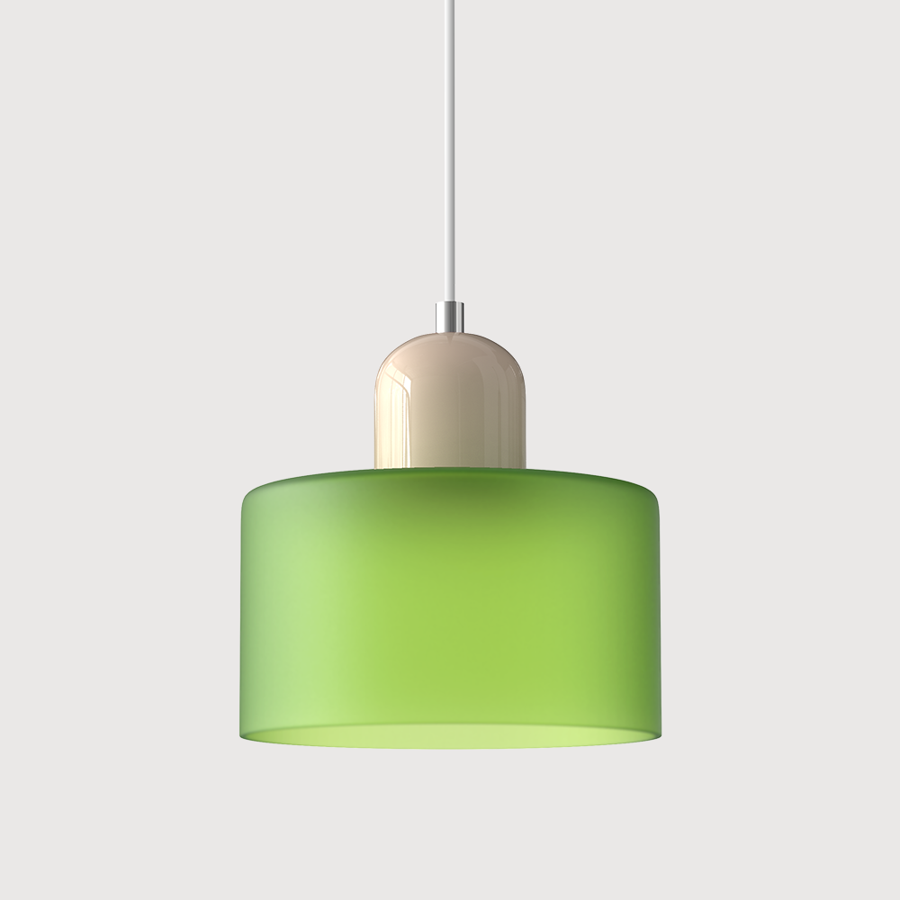 Modern Minimalist Colorful Glass Pendant Light