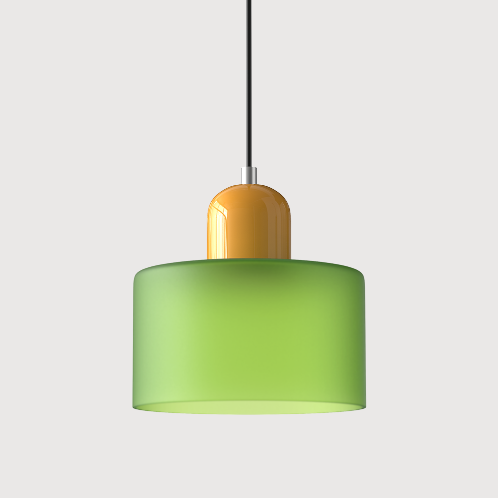 Modern Minimalist Colorful Glass Pendant Light
