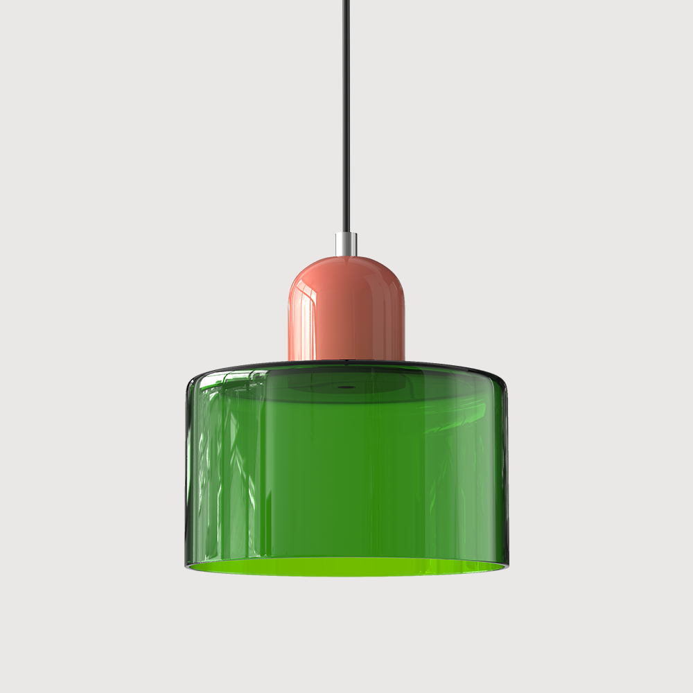 Modern Minimalist Colorful Glass Pendant Light