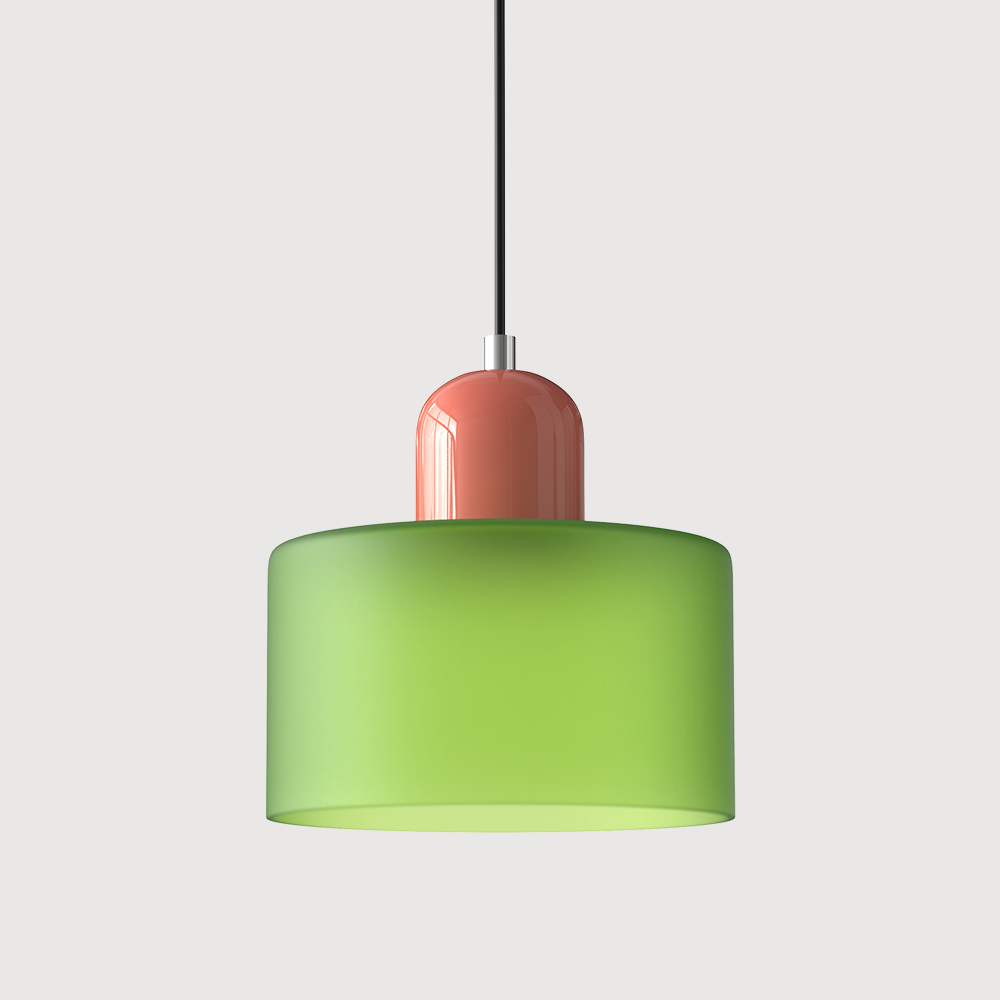 Modern Minimalist Colorful Glass Pendant Light