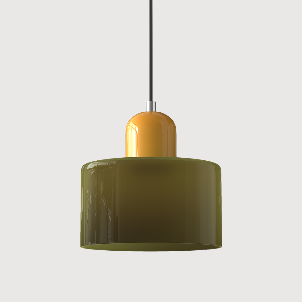 Modern Minimalist Colorful Glass Pendant Light