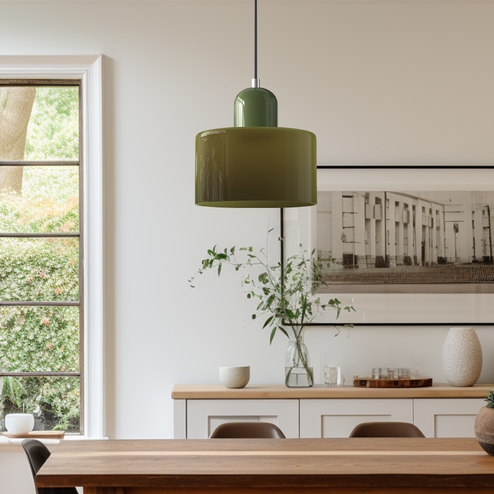 Modern Minimalist Colorful Glass Pendant Light