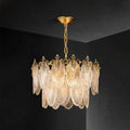 Golden Foliage Crystal Chandelier | wildoxy