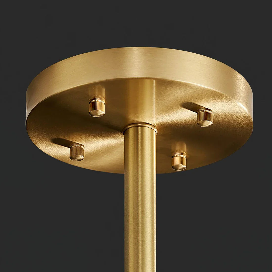 Golden Linear Glass Rod Chandelier | wildoxy