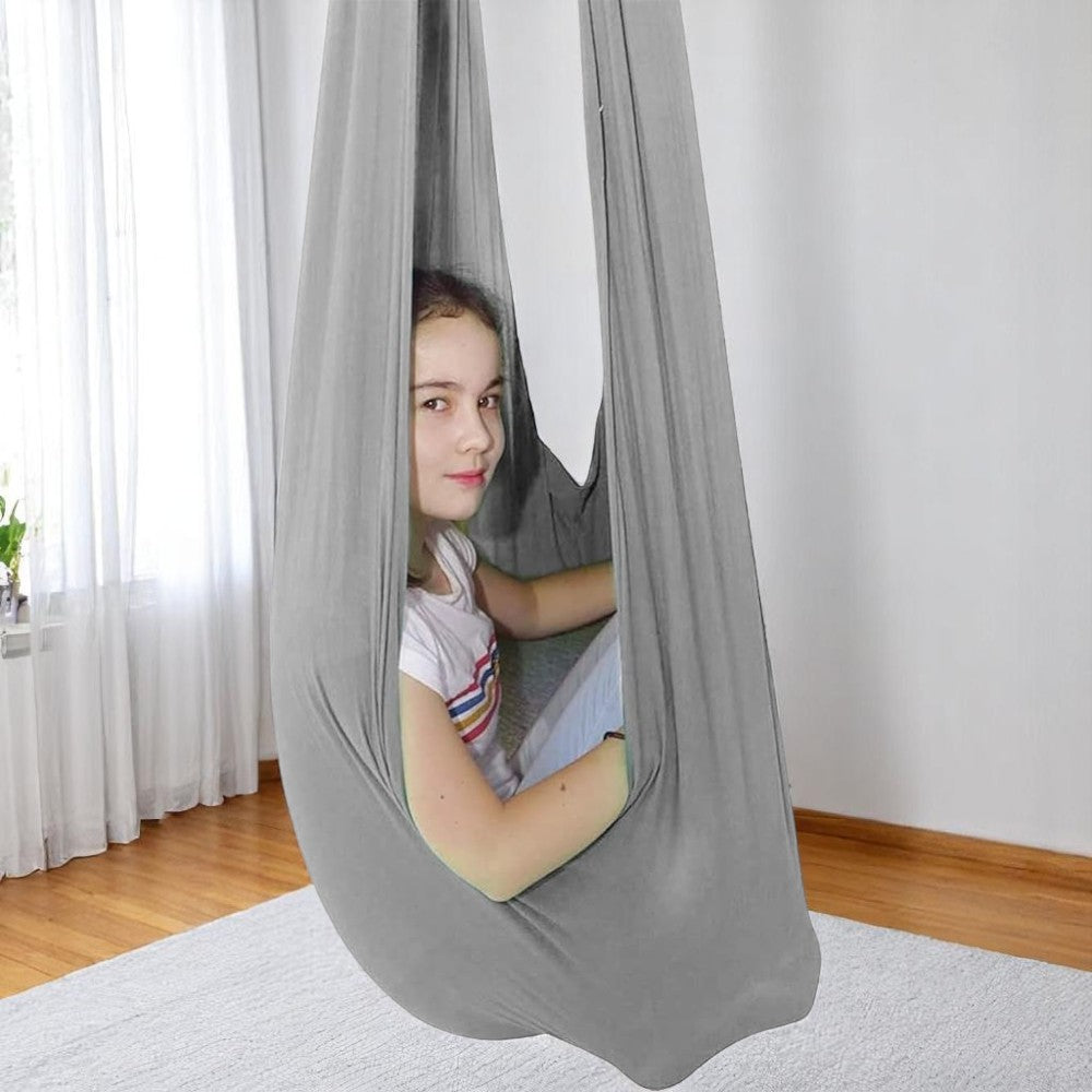 Sansegynge — Elastisk stof, blå, grå, rød, lilla, 100x280/150x280cm